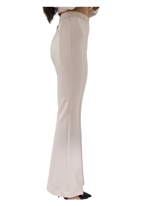 Pantalone a zampa VICOLO | TD0229/ROSA